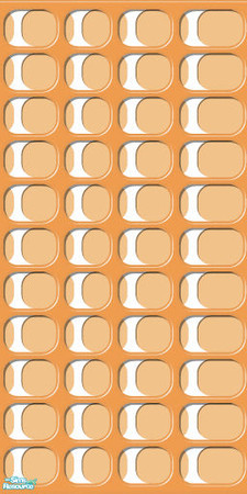 Sims 2 — Studio K Plastikos - Papaya by StudioKhagerks — 28 colors total. Can be found under Wallpapers. Coordinates with