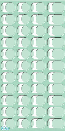 Sims 2 — Studio K Plastikos - Mint by StudioKhagerks — 28 colors total. Can be found under Wallpapers. Coordinates with