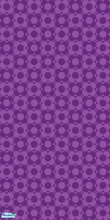 Sims 2 — Studio K Petite Posie - Grape by StudioKhagerks — 28 colors total. Can be found under Wallpapers. Coordinates