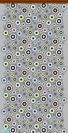 Sims 2 — Mama D's Sims2 Paper DBM 0021a - Top by mamads32209 — Another retro circle pattern, in grey with a hint of blue,