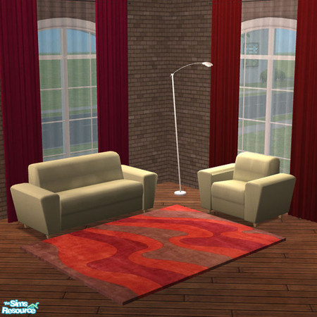 Sims 2 — Rugs & Curtains 3 - red curtain by Nanshi — These recolours are based on Padre333 curtains and Echo's rug -