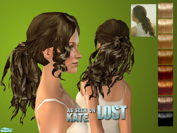 Sims 2 — 815 Ponytail by ChazDesigns — A messy yet beautiful ponytail as seen on Kate Austen(Evangeline Lilly) on the TV