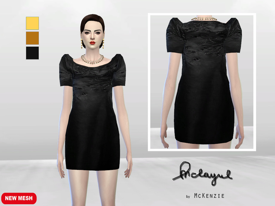 filipiniana black dress