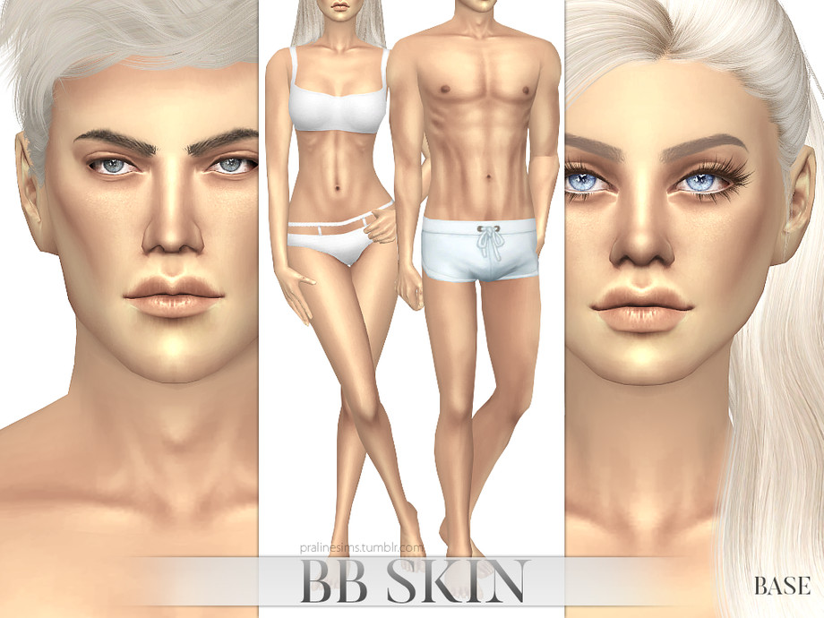 Sims 4 - PS BB Skin by Pralinesims - Realistic skintone for all ages and ge...