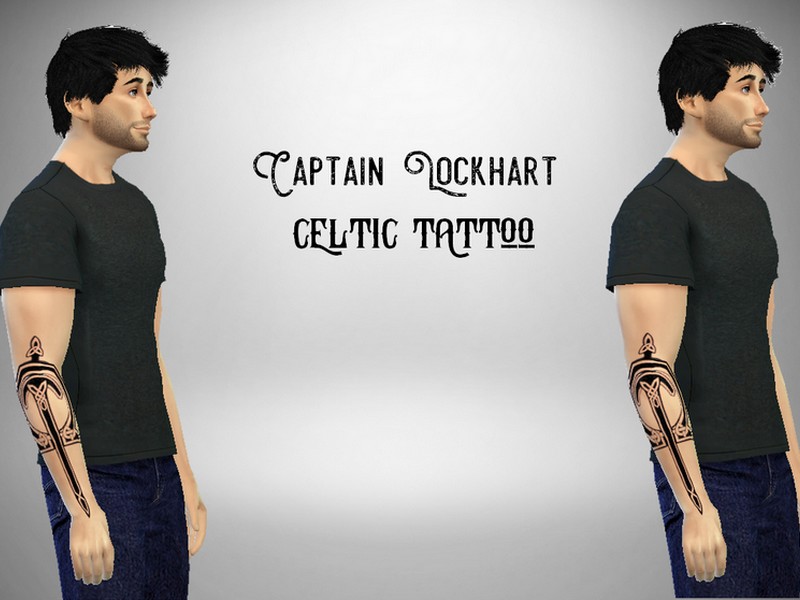 Dark Lord Armor Sleeve Tattoo with Celtic Design – LuckyFishArt