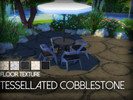 Sims 4 — ekj - Tessellated Cobblestone (Flooring) by elliskane3 — Incorporate an adorable and unique aesthetic to any lot