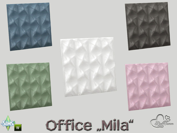 Sims 4 — Office Mila Deco Tile by BuffSumm — Part of the *Mila Office* http://www.thesimsresource.com/artists/BuffSumm