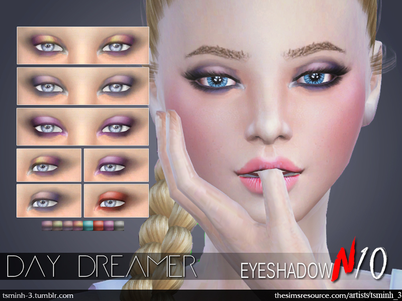 Female Eyeshadow Makeup The Sims 4 P1 Sims4 Clove Share Asia Tổng