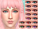 Sims 4 — 17 Eyes Non Default by vesim — This is second eye by me :) - The pupil's size is same of EA. - You don't need