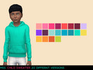 Sims 4 — Child Sweater by midnightskysims — Recolour of the child sweater in my colour pallete. Unisex!