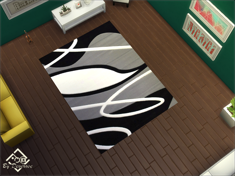 The Sims Resource | Modern City Rugs 1