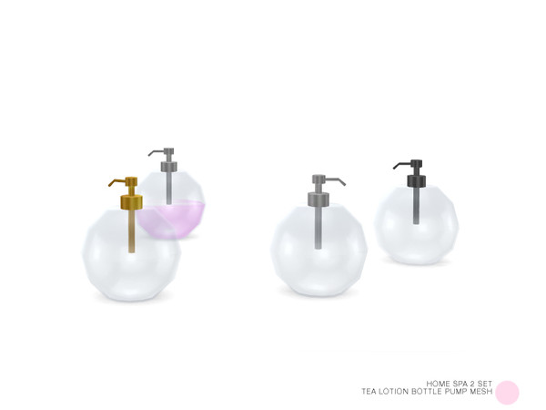 Sims 4 — Tea Lotion Bottle Pump Mesh by DOT — Tea Lotion Bottle Pump Mesh by DOT of The Sims Resource