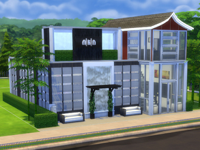 Sims 4 — Koi - Japanese Restaurant by Aibrean — This Japanese-themed restaurant is the perfect dining spot for those who