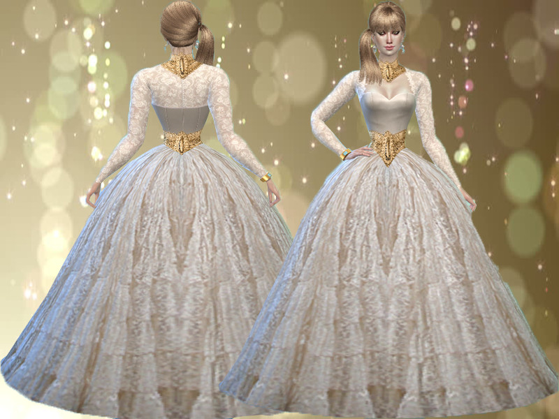 The Sims 3 Cc Wedding Dress Lioinspired