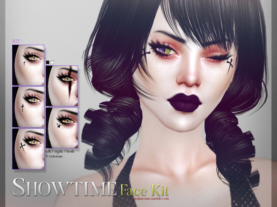 The Sims Resource Showtime Face Kit N27