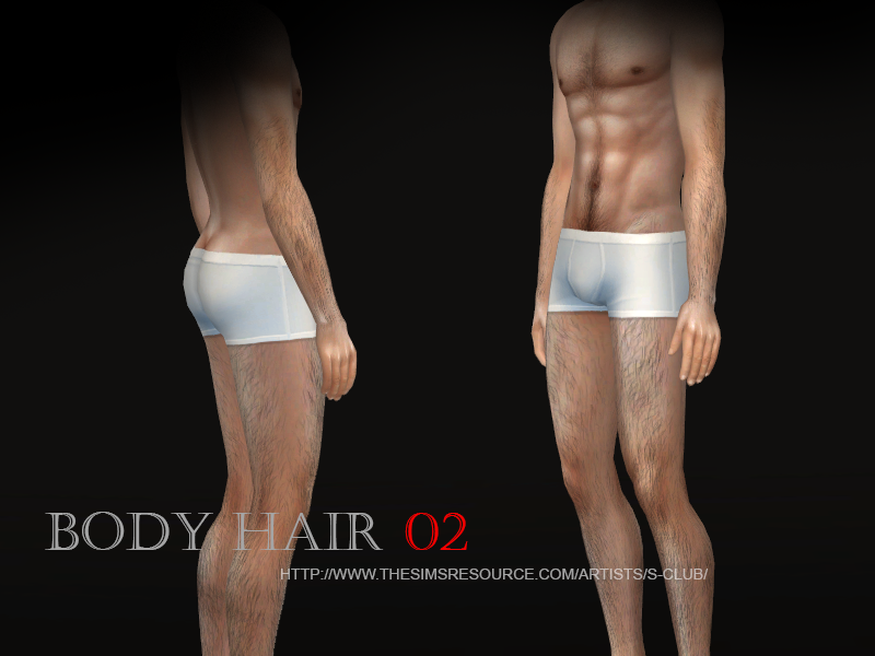 The Sims Resource - S-Club WM thesims4 Body hair 02