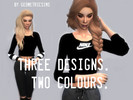 Sims 4 — Nike Fantasy Crop Jumpers by GeometricSims by GeometricSims — Creator Name: GeometricSims Social Media