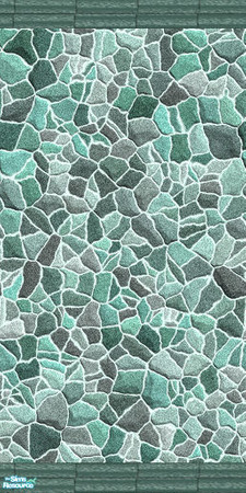 Sims 2 — Mossy Green Stone Wall - 1 by jasysboo — This exterior masonry wall has been carefully designed in deep mossy