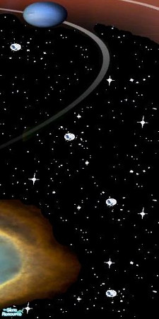 Sims 2 — Outer Limits Mural  - 5 by tamlfra — As requested by B-Enchanted. This is an all over room design, featuring