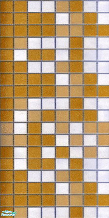 Sims 2 — gold wall for the bathroom by barbarella77 — gold wall for the bathroom