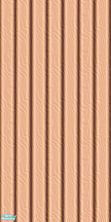 Sims 2 — am_woodpanels_06 by Cruella — Baked wood vertical wall panels exterior siding, alternative to horizontal siding.