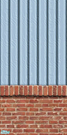 Sims 2 — am_woodpanels_04brick by Cruella — Baked wood vertical wall panels exterior siding, alternative to horizontal
