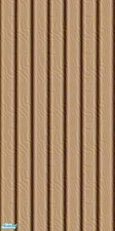 Sims 2 — am_woodpanels_01 by Cruella — Tan Baked wood vertical wall panels exterior siding, alternative to horizontal