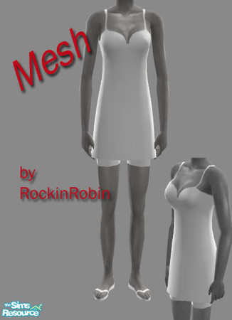 Sims 2 — MESH_rockinrobin_afsundress_42407 by RockinRobin — This is the MESH file for the Summer Set for Ladies. This is