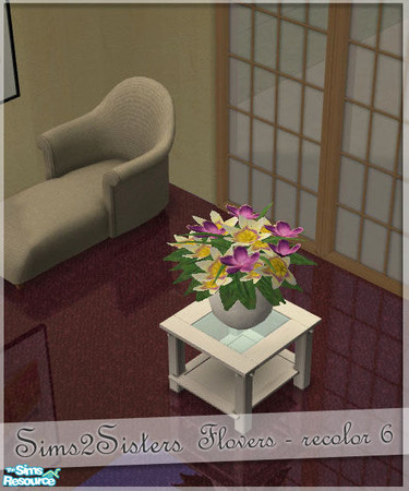 Sims 2 — S2S Flowers in Vase - Recolor 6 by sims2sisters — 