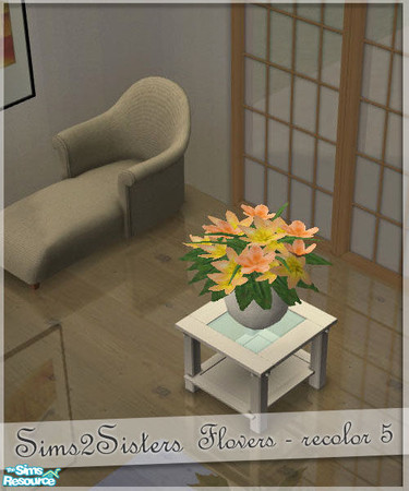 Sims 2 — S2S Flowers in Vase - Recolor 5 by sims2sisters — 