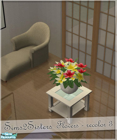 Sims 2 — S2S Flowers in Vase - Recolor 3 by sims2sisters — 