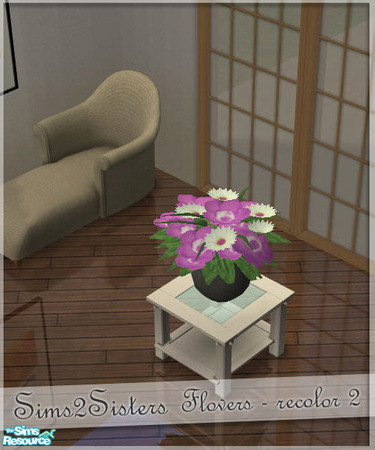 Sims 2 — S2S Flowers in Vase - Recolor 2 by sims2sisters — 