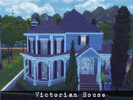 Sims 4 — Victorian House by clovess — Victorian House with beautiful architectural details, living room, dining room,