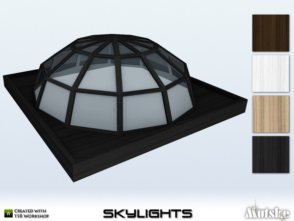 Sims 4 — Skylight Modern Dome 3x3 by Mutske — This skylight is part of the Skylight construtionset. Made by Mutske@TSR. 