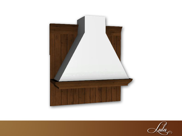 Sims 3 — Traditional Kitchen Stove Hood by Lulu265 — Part of the Traditional Kitchen Set Fully CAStable