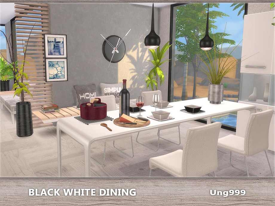 the sims 4 custom content bench dining