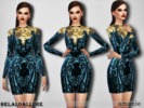 Sims 4 — belalaloallure_amanie dress by belal19972 — sexy and elegant short dress for your girls to enjoy .