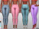 Sims 4 — S4 High Waist Skinny Jeans (Updated 2020) by Margeh-75 — - Some cute high waist skinny jeans for a cool fashion