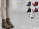 Sims 4 — Madlen Pianosa Boots by MJ95 — Come in 6 colours! You cannot change the mesh, but feel free to recolour it as