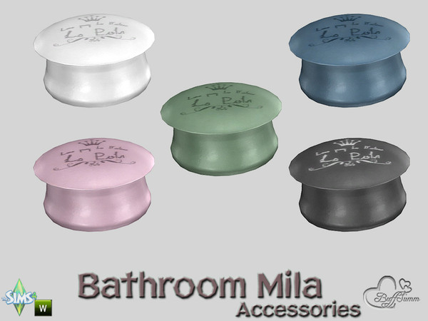 Sims 4 — Mila Bath Acc Can v2 by BuffSumm — Part of the *Bathroom Mila*