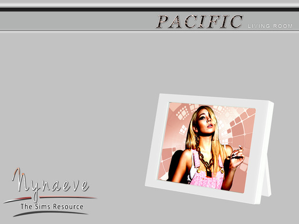 Sims 3 — Pacific Heights Portrait Frame by NynaeveDesign — Pacific Heights Living Room - Portrait Frame Located in: Decor