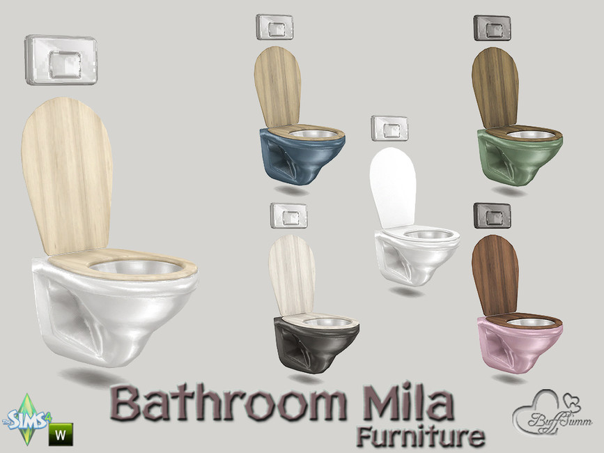 The Sims Resource Mila Bath Toilet
