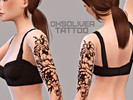 Sims 4 — Female Tattoo  by OliverOks — Hello! I have not created anything. So catch the new female tattoo on his left