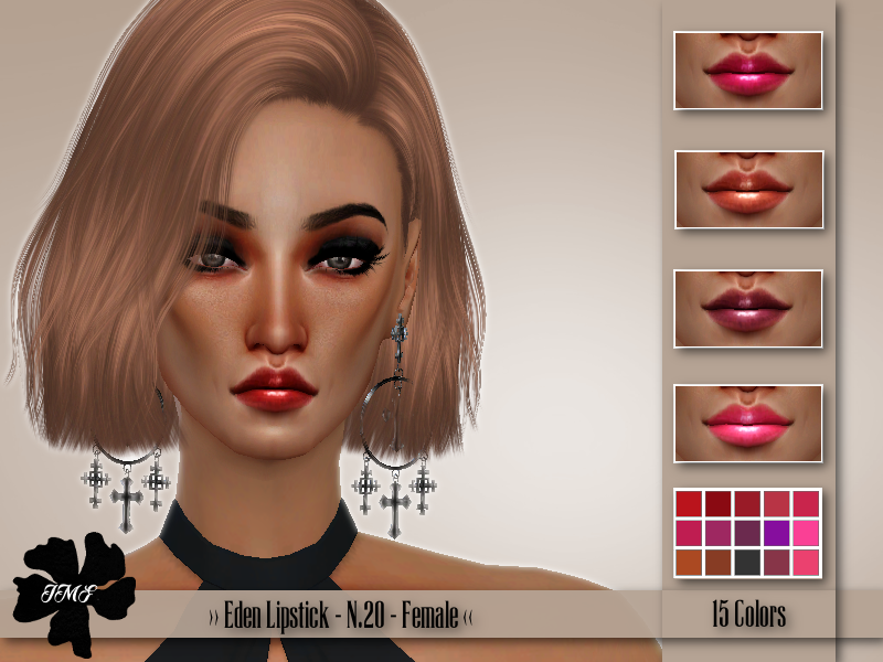 The Sims Resource - IMF Eden Lipstick N.20