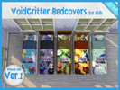 Sims 4 — Set - Voidcritters Bed Covers all v1 by mellodey2 — This is a Set of all the bed covers version 1 Specifically