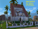 Sims 4 — Desert Sleek by Galloandre — Tall, imposing and sleek in design (hence the name), this striking desert luxury
