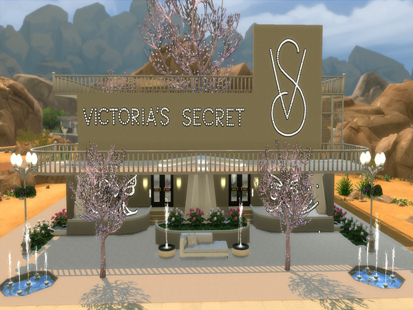 Sims 4 — Victoria's Secret by khewitt5 — This is a fully functional retail store complete with everything your female