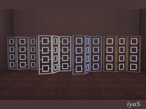 Sims 4 — Lydia Divider by soloriya — Simple geometric divider. Part of Lydia set. 4 color variations. Category: