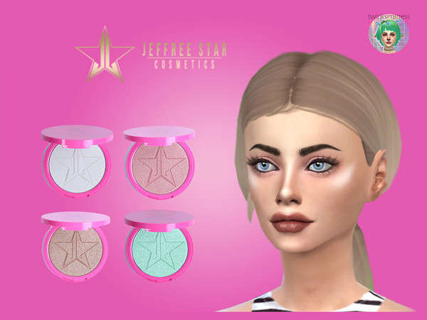 Sims 4 — Jeffree Star's Skin Frost Highlighter (Highlighting Powder) by twinksimstress — Jeffree Star's SKIN FROST