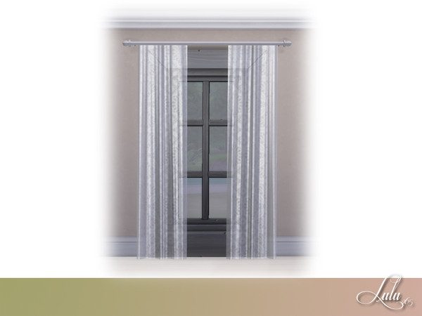 Sims 4 — Country Dreams Curtains  by Lulu265 — Part of the Country Dreams Set 3 variations included 